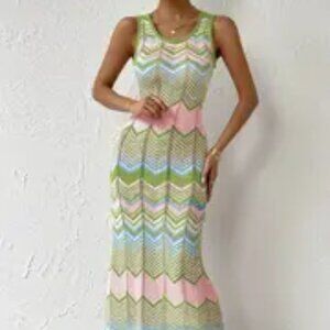 NWT Spring/Summer Sleeveless Knit Sweater Dress Size 12